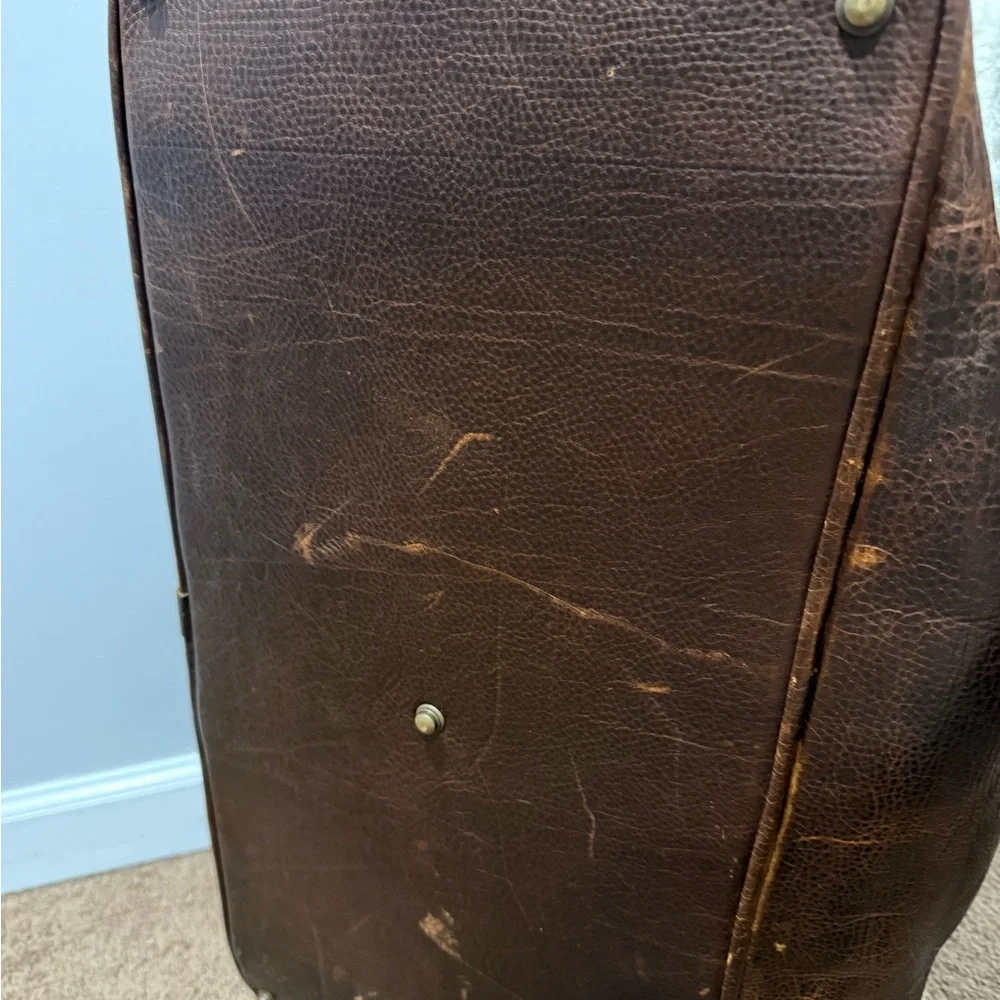 MOORE & GILES BENEDICT WEEKEND BAG IN‎ AMERICAN BISON 23x11x11”